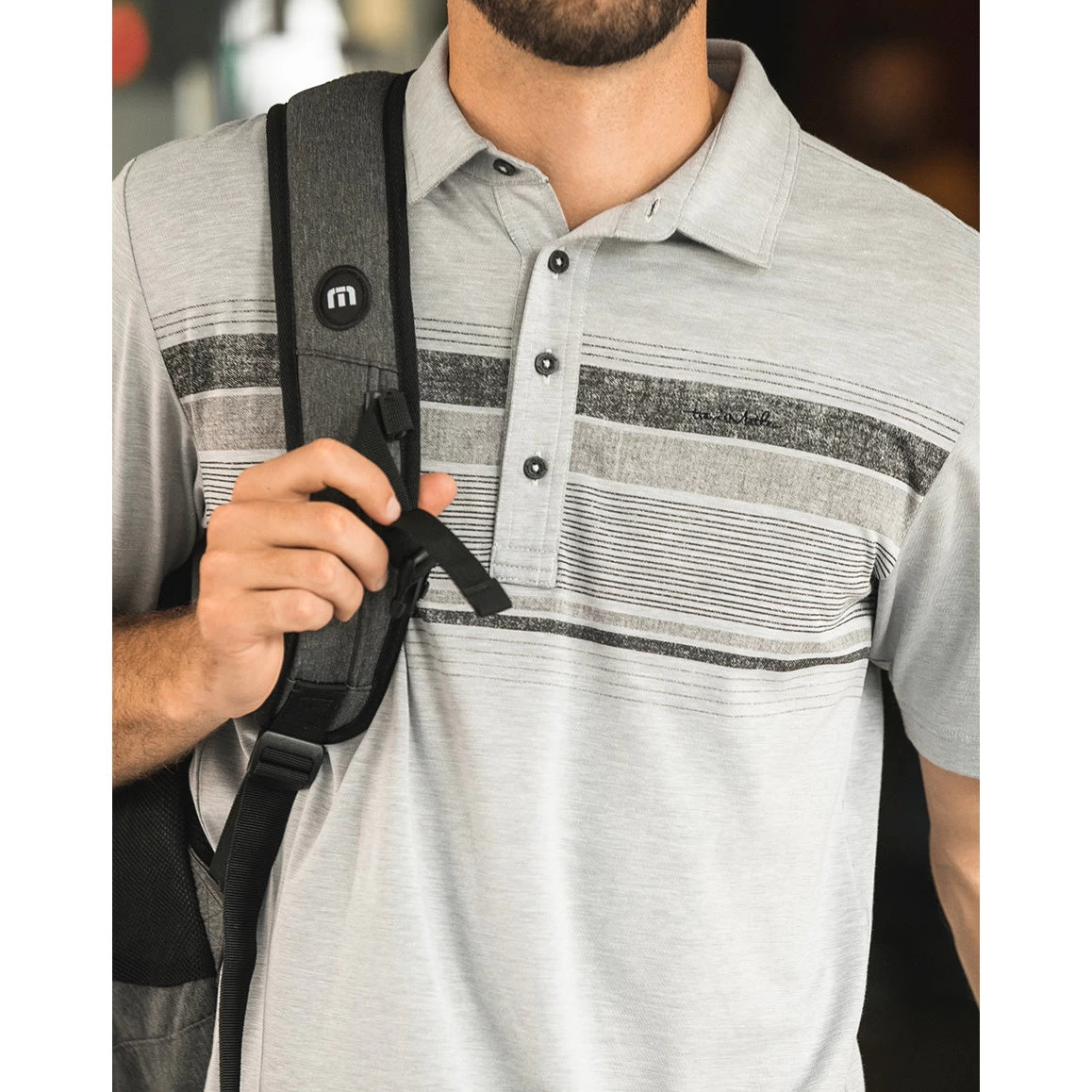 TravisMathew Salty Air Mens Polo Shirt - Image 3