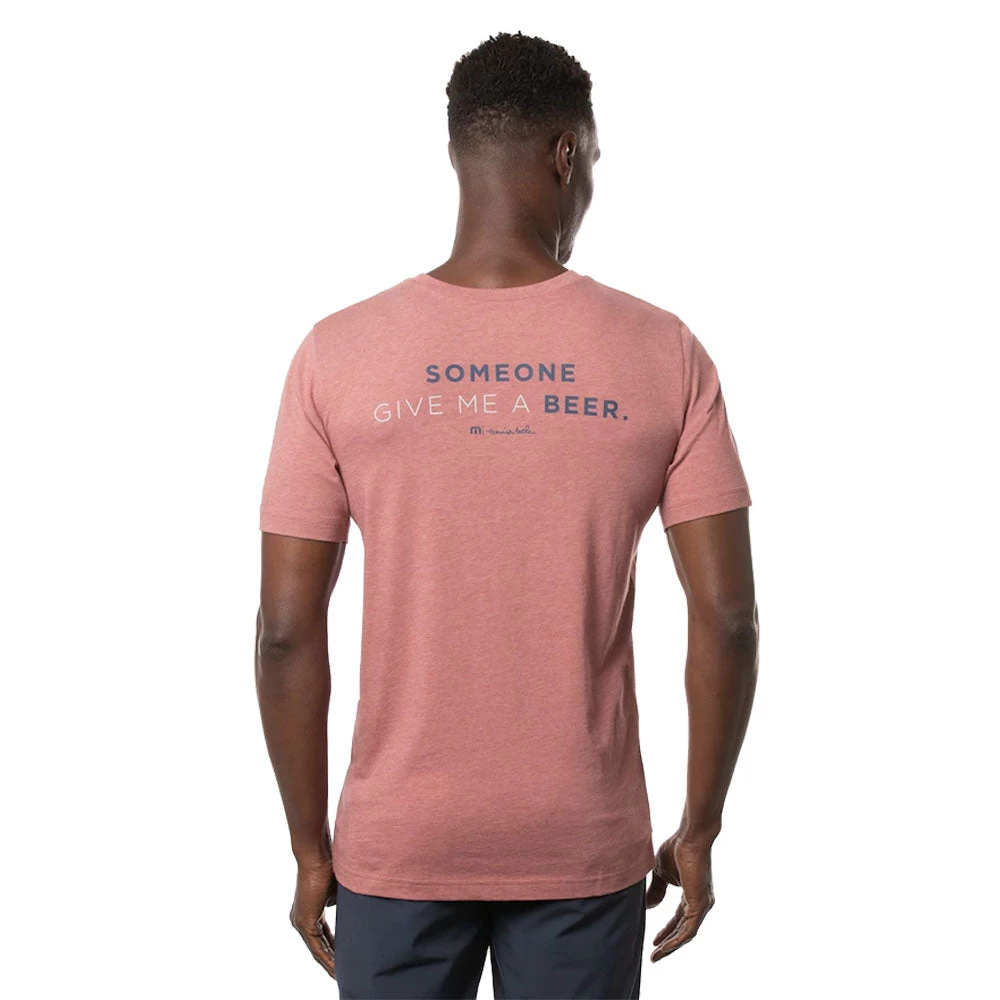 TravisMathew Finest Bottle Sargasso Sea Mens Golf T-Shirt - Image 4