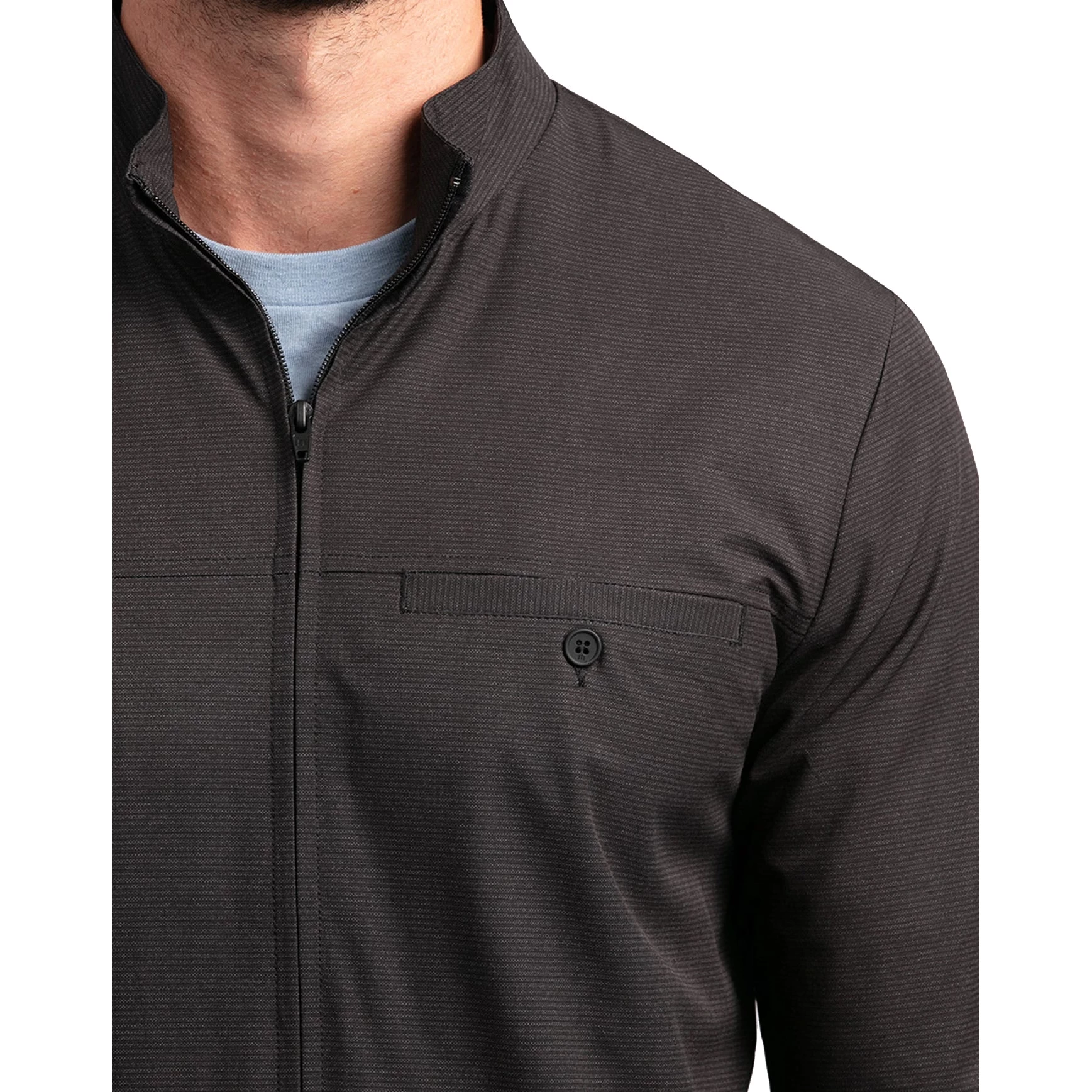 TravisMathew Mic Check Mens Jacket - Image 3