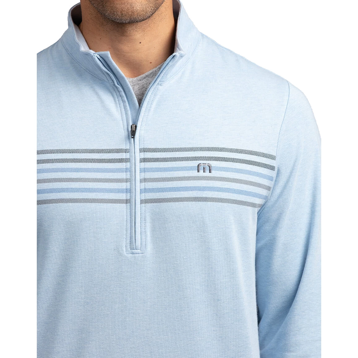 TravisMathew 2 Drink Minimum Mens Golf 1/2 Zip - Image 2