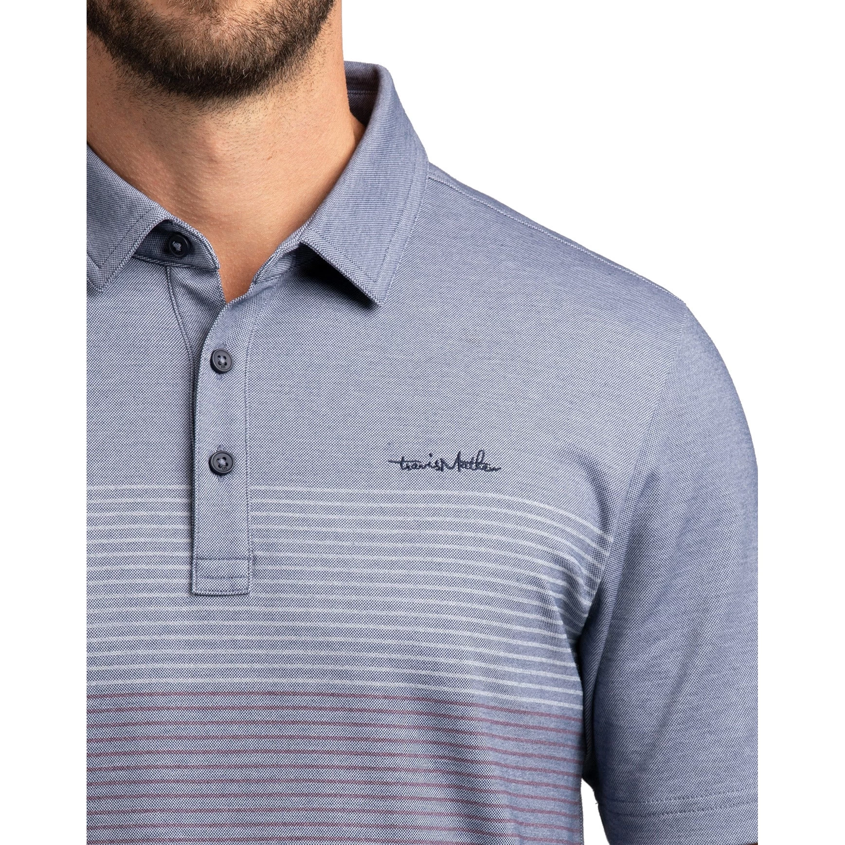 TravisMathew Resort Living Mens Golf Polo - Image 2