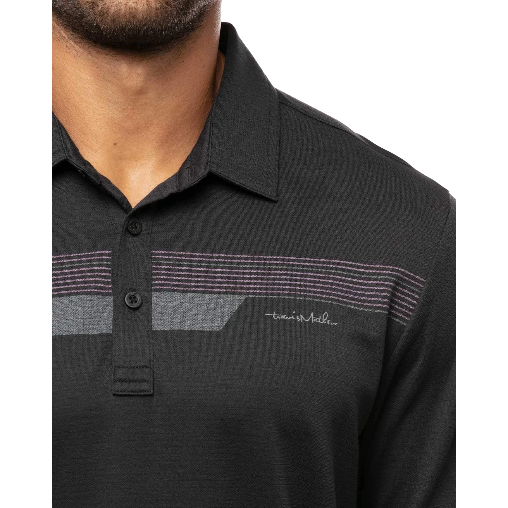 TravisMathew Tidal Wave Mens Golf Polo - Image 2