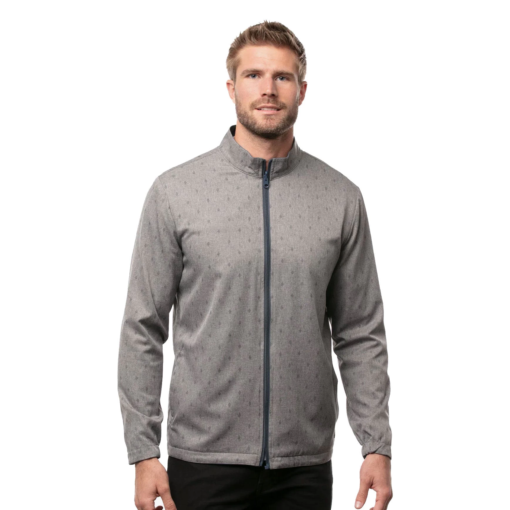 TravisMathew Tee Box Mood Indigo Mens Golf Jacket - Image 3