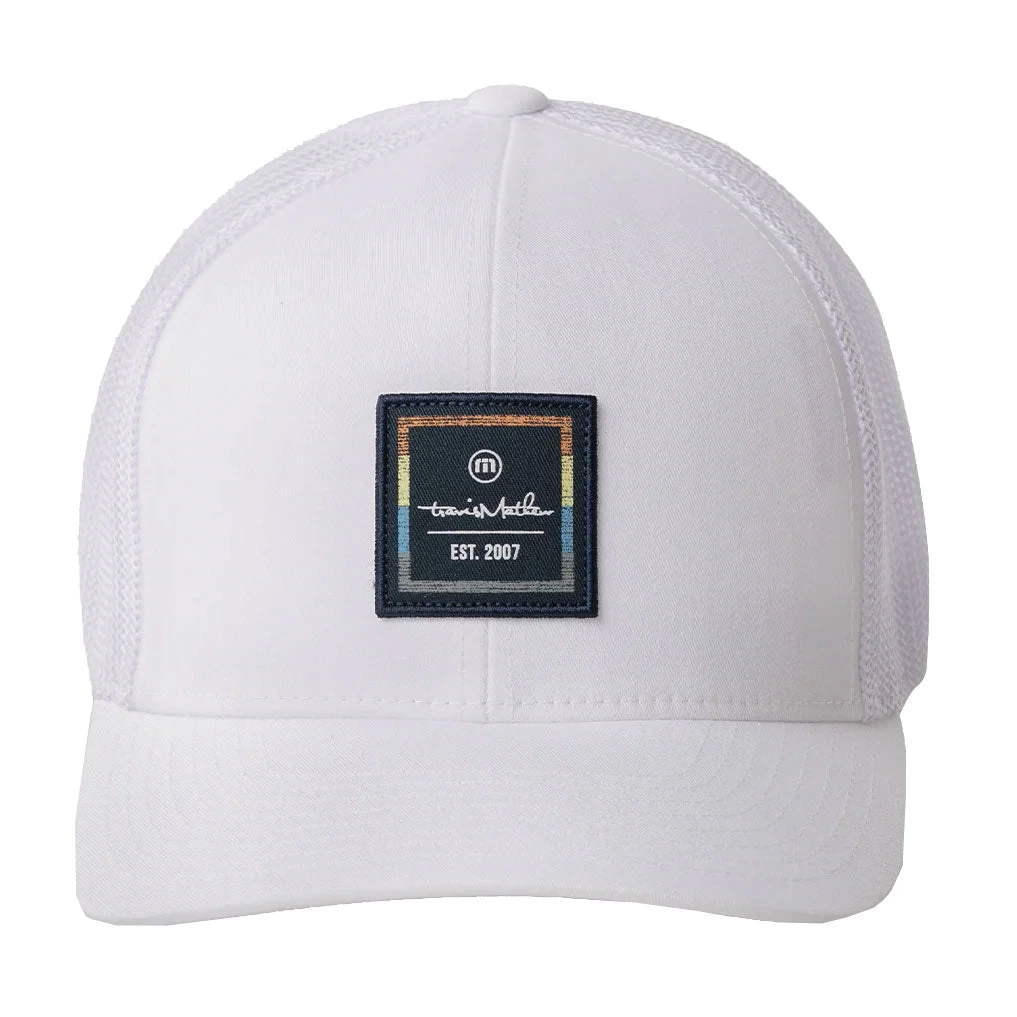 TravisMathew Shot For Shot White Mens Hat