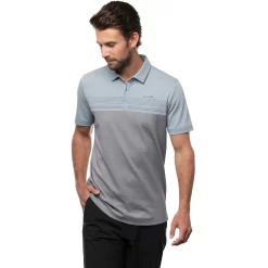 TravisMathew A Soiree Sight Heather Federal Blue Mens Golf Polo