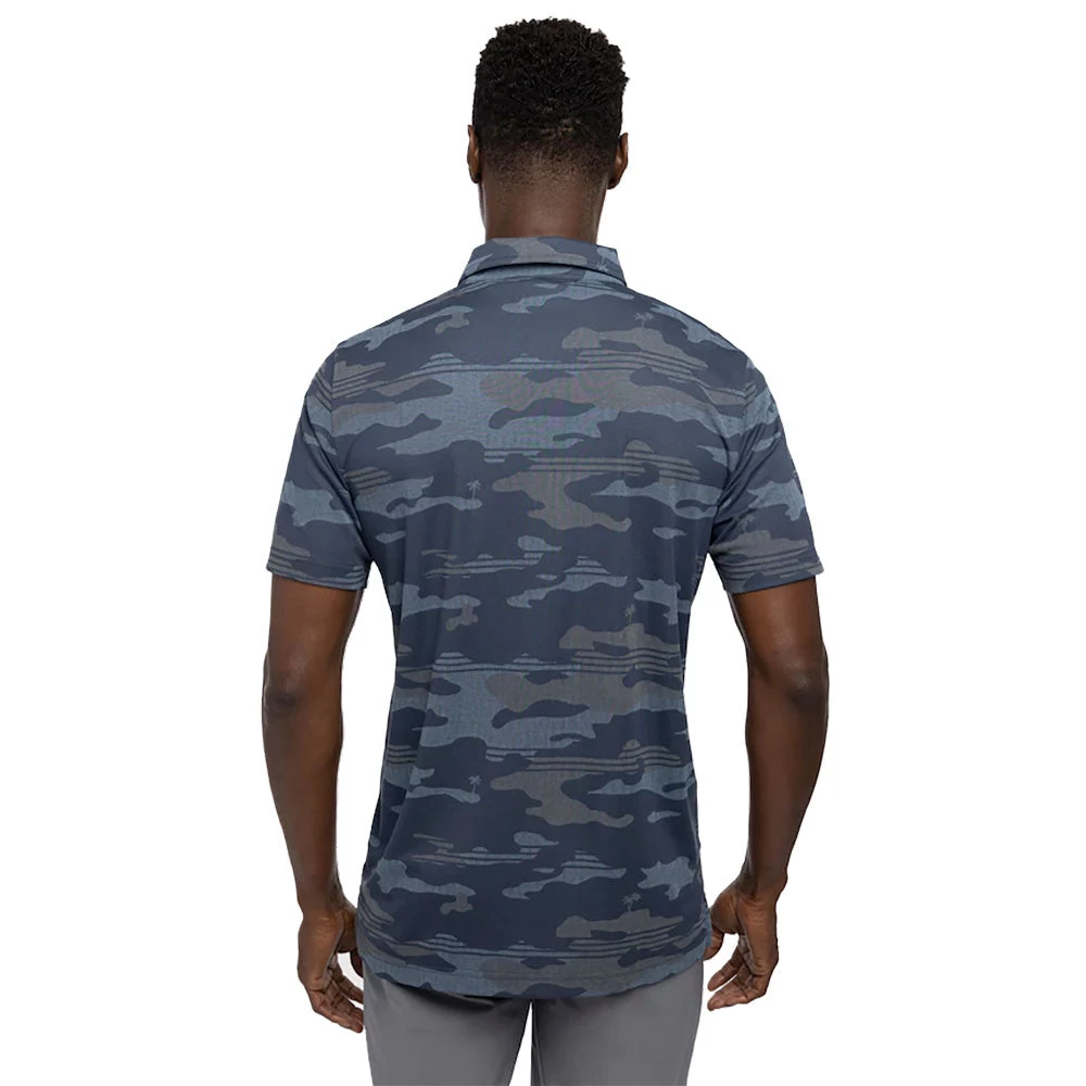 TravisMathew Heater Camo Mens Golf Polo - Image 4
