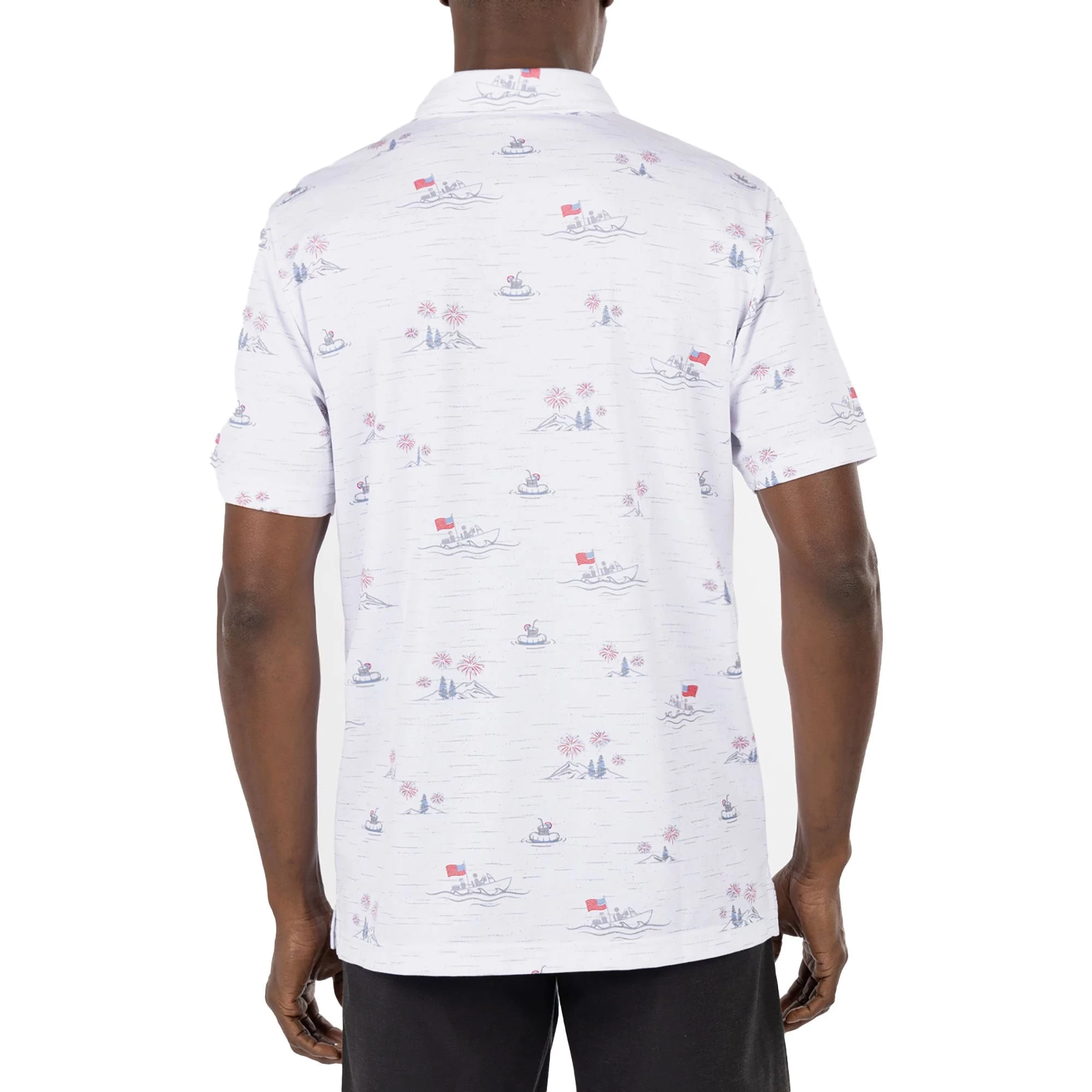 TravisMathew Lake Break Mens Golf Polo - Image 2