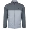 TravisMathew Bite The Bullet Heather Black Mens Golf Jacket
