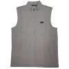 TravisMathew Interlude Heather Sleet Mens Golf Puffer Vest