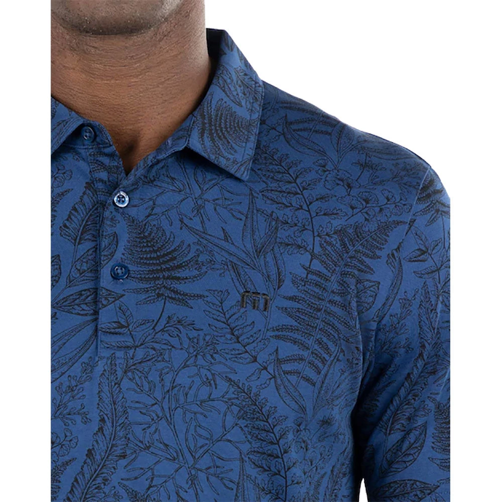 TravisMathew Bearville Estate Blue Mens Golf Polo - Image 3