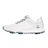 TravisMathew Men's The Ringer Spiked Golf Shoe - White/Sleet